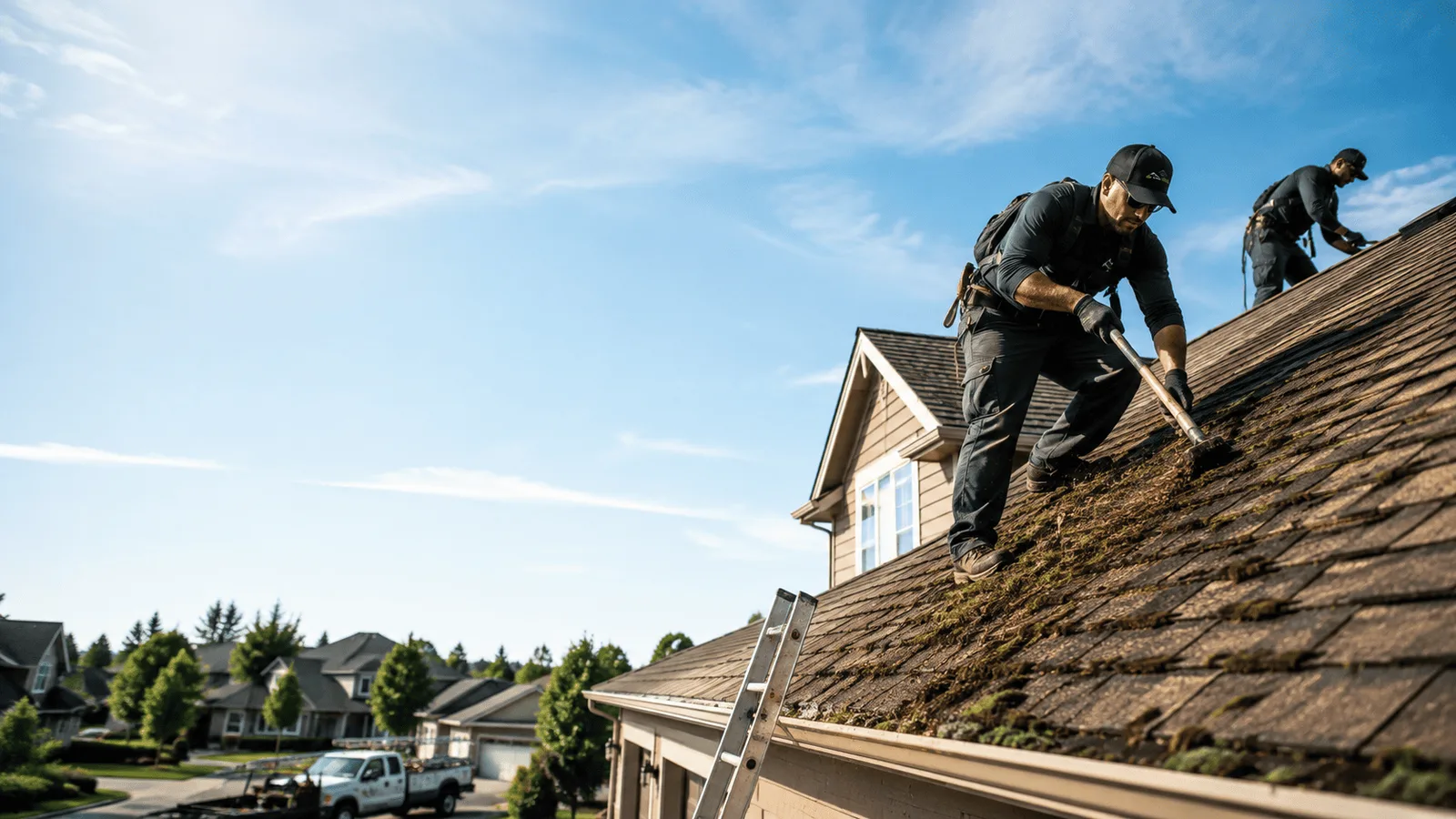 Roof Moss Removal in Motley, MN near me